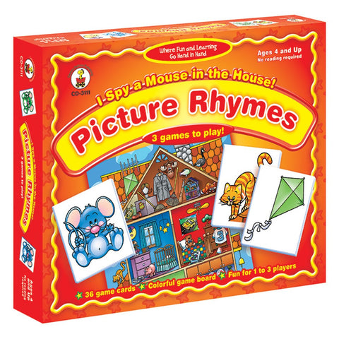 Carson Dellosa I Spy a Mouse in the House! Picture Rhymes (CD 3111)