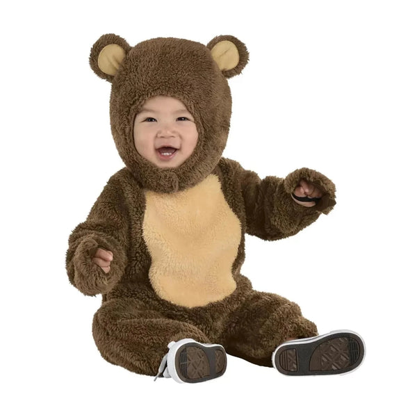 Amscan Cuddly Teddy Bear Infant Costume, 3-6 Months (8409427)