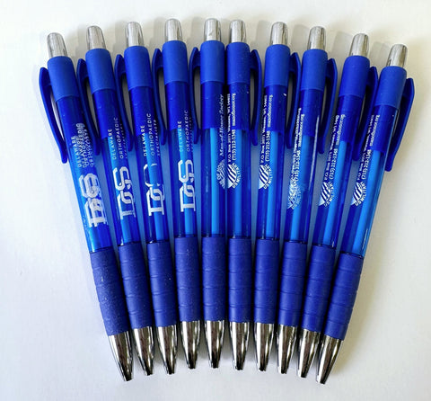 Bulk Lot of 250 Misprinted Retractable Ballpoint Pens  (Lot #2416)