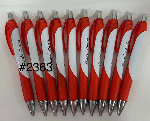 Bulk Lot of 50 Misprinted Retractable Ballpoint Pens  (Lot #2363)