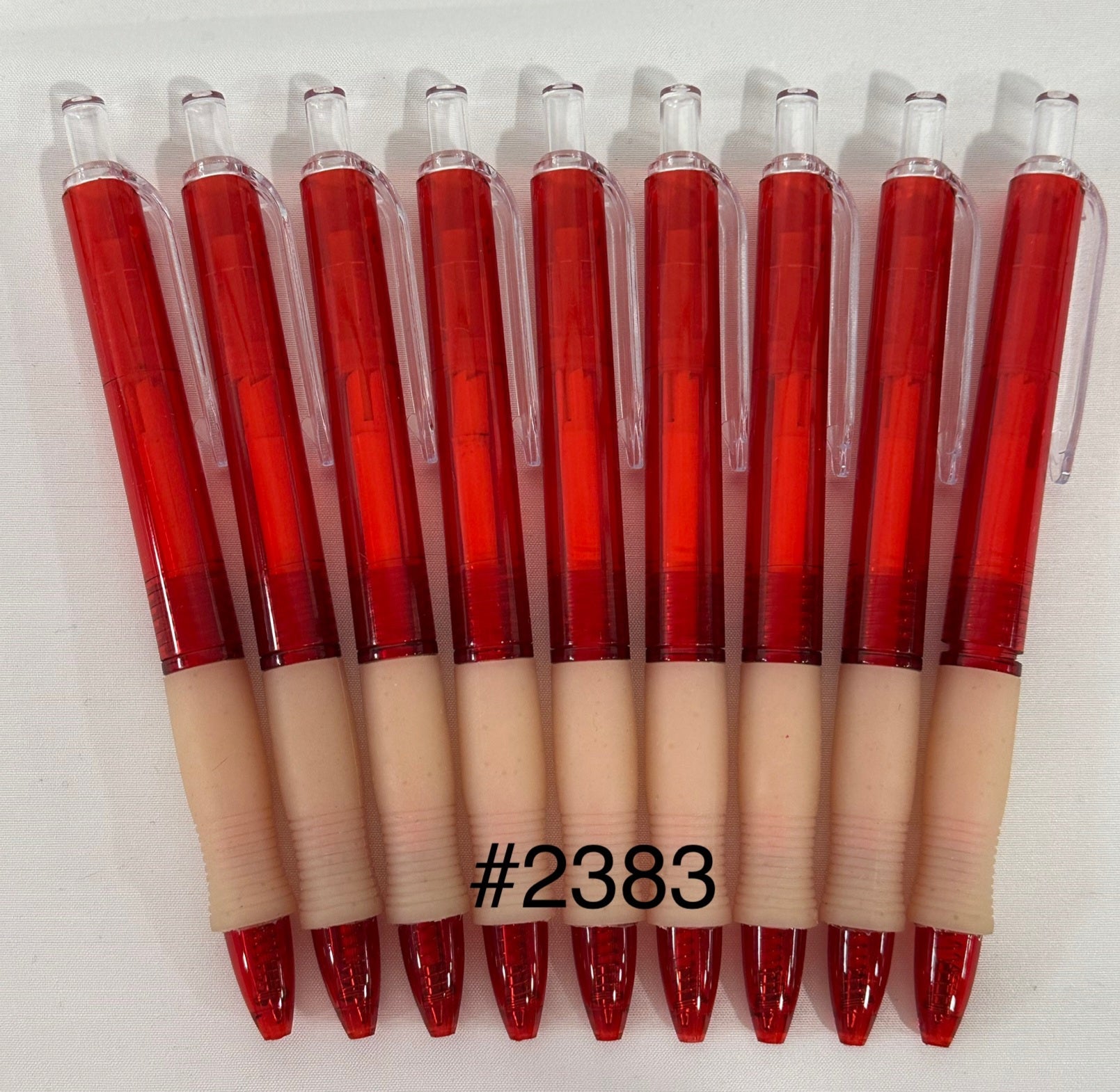 Bulk Lot of 100 Misprinted Retractable Ballpoint Pens (Lot #2383)