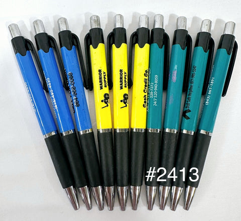 Bulk Lot of 275 Misprinted Retractable Ballpoint Pens (Lot #2413)