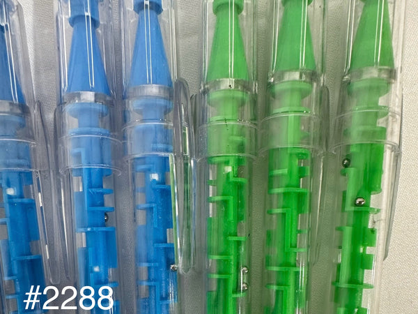 Bulk Lot of 200 Misprinted Maze Puzzle Ballpoint Pens (Lot #2288)