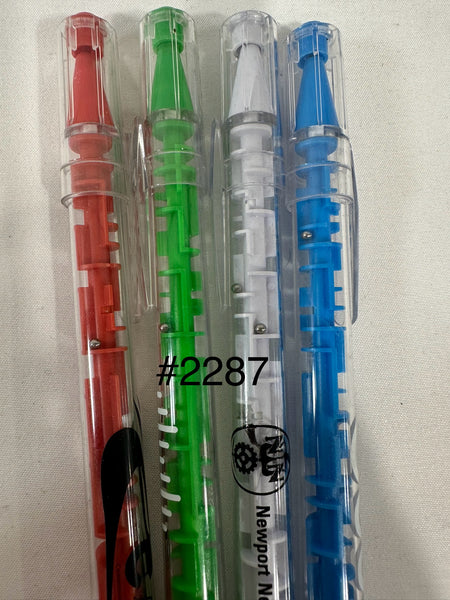 Bulk Lot of 200 Misprinted Maze Puzzle Ballpoint Pens (Lot #2287)