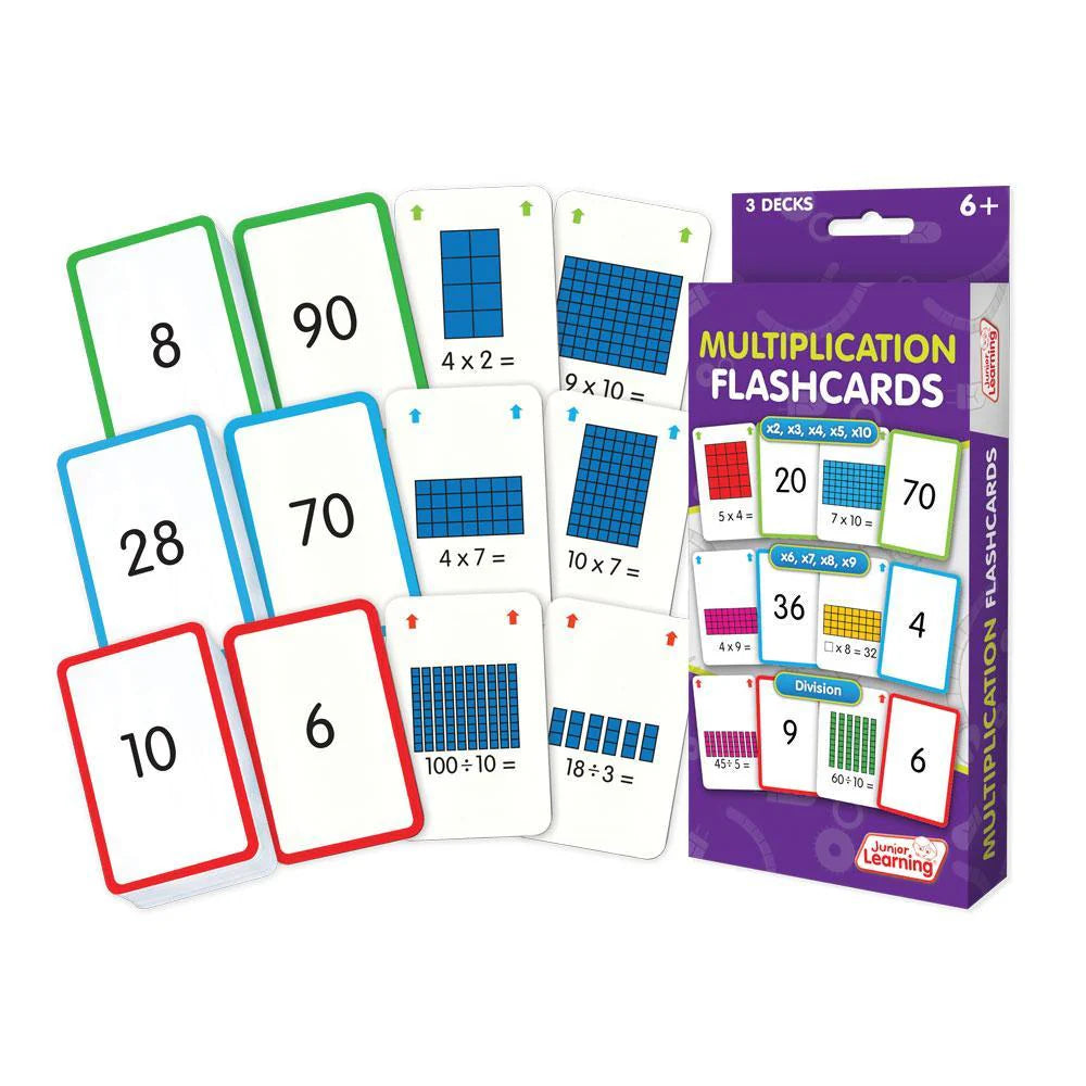 Junior Learning Multiplication Flashcards (JL 206)