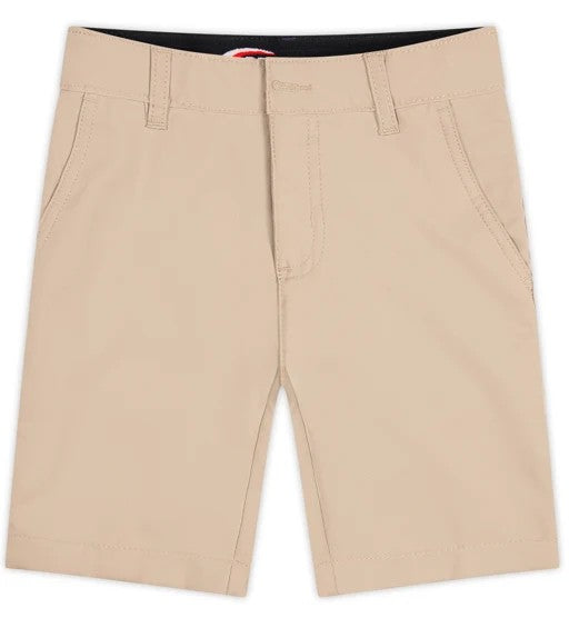 Boys Flat Front Shorts - Khaki (Assorted Sizes)