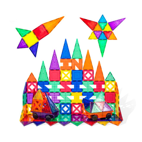 Picasso Tiles 82 Piece Magnetic Building Tiles Creativity Set (PT82)