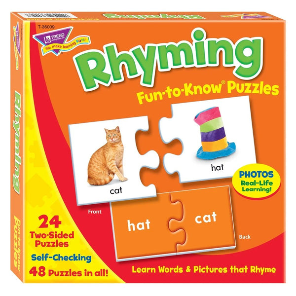 Trend Rhyming Fun-to-Know Puzzles (T-36009)