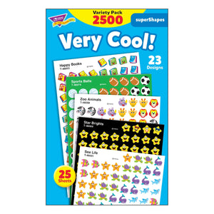 Trend Very Cool! SuperSpots & SuperShapes Stickers Variety Pack (T46903 )