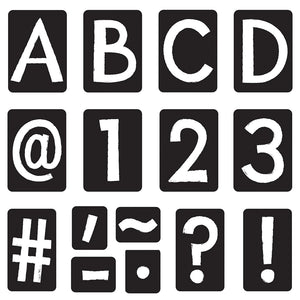 Trend Good to Grow Black 4-Inch Tiles Uppercase Ready Letters (T 79308)