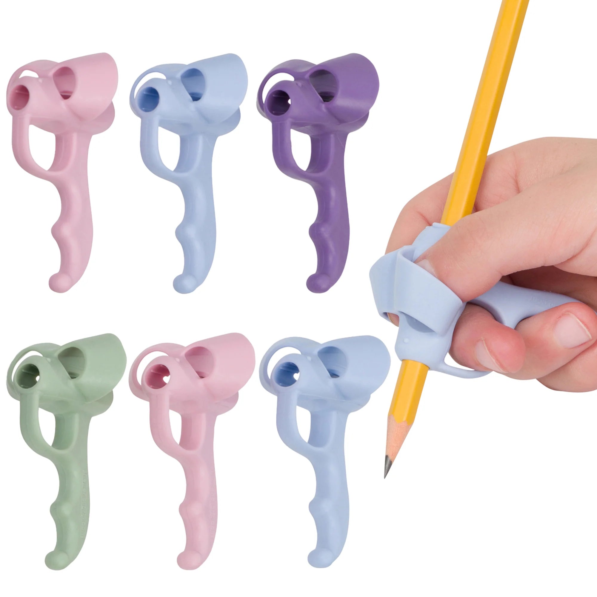 The Pencil Grip Five Finger Pencil Grip, 6 Pack (TPG 17406)