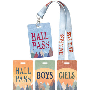 Teacher Created Resources Moving  Mountains Hall Pass Lanyard (TCR 20321)