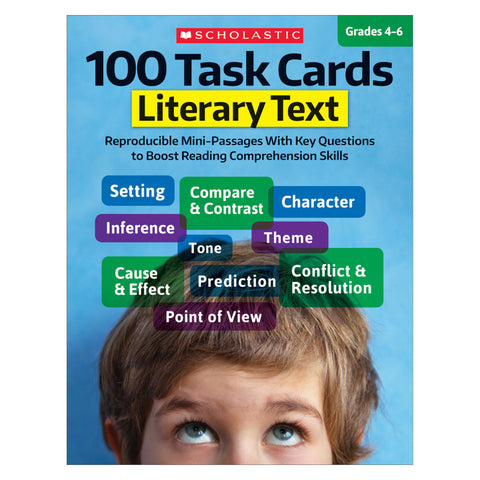 Scholastic 100 Task Cards, Literary Text (SC 811300)