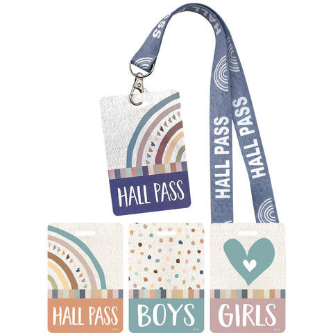 Teacher Created Resources Everyone is Welcome Hall Pass Lanyard (TCR 20323)