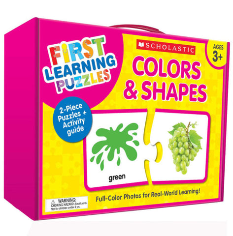 Scholastic First Learning Puzzles, Colors & Shapes (SC 866053)