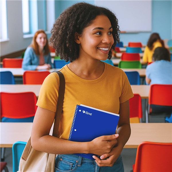 C-Line 8-1/2" x 10-1/2" Assorted College Ruled 1-Subject Spiral Notebook, 70 sheets (CLI-22035)