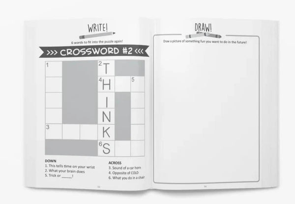 Coping Skills for Kids Distraction Detour Activity Book (CSKABDD)