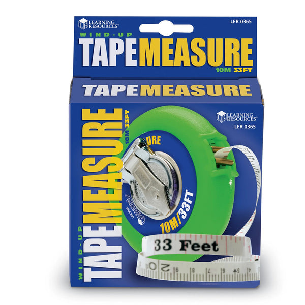 Learning Resources Wind-Up Tape Measure 10M / 30 FT (LER0365)