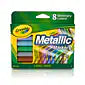 Crayola Metallic Markers, 8 Count (BIN 58-8628)