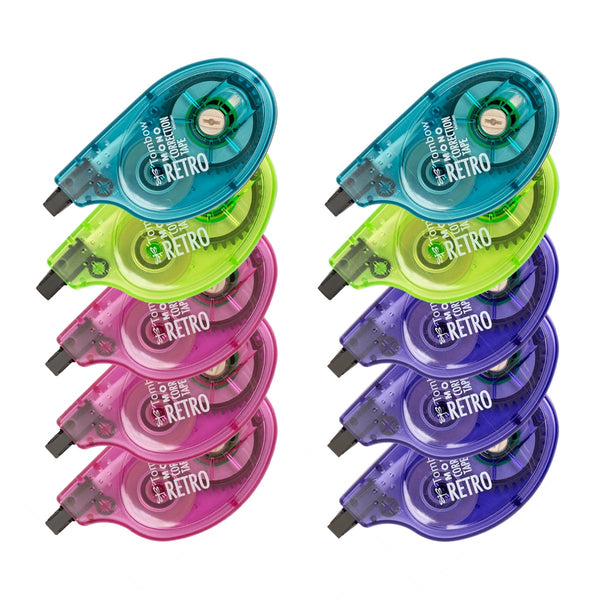 Tombow MONO Correction Tape, Retro, 10- Pack (TB 68723)