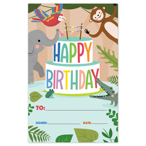 CTP Jungle Friends Happy Birthday Awards (CTP 10945)