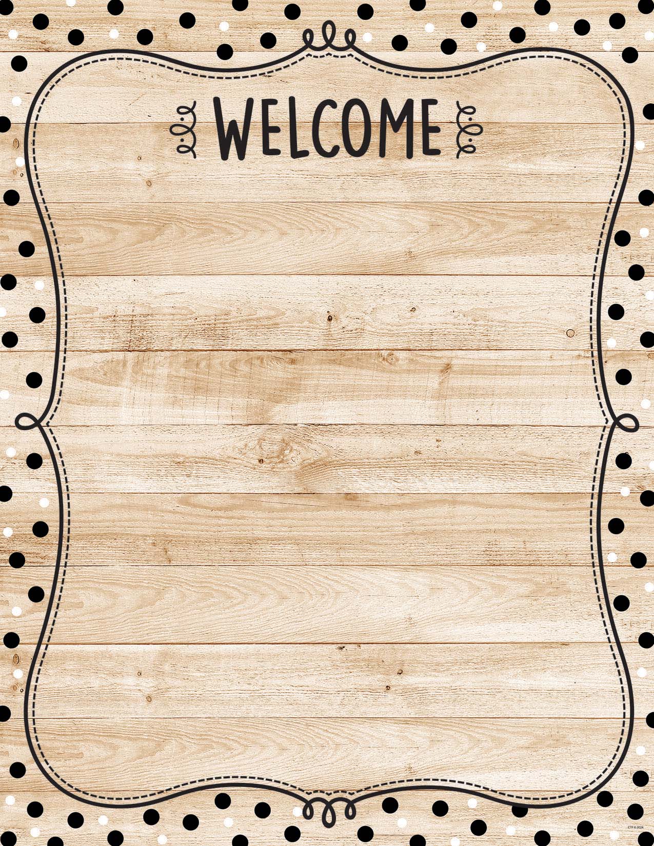 CTP Core Decor Welcome Chart (CTP 10953)