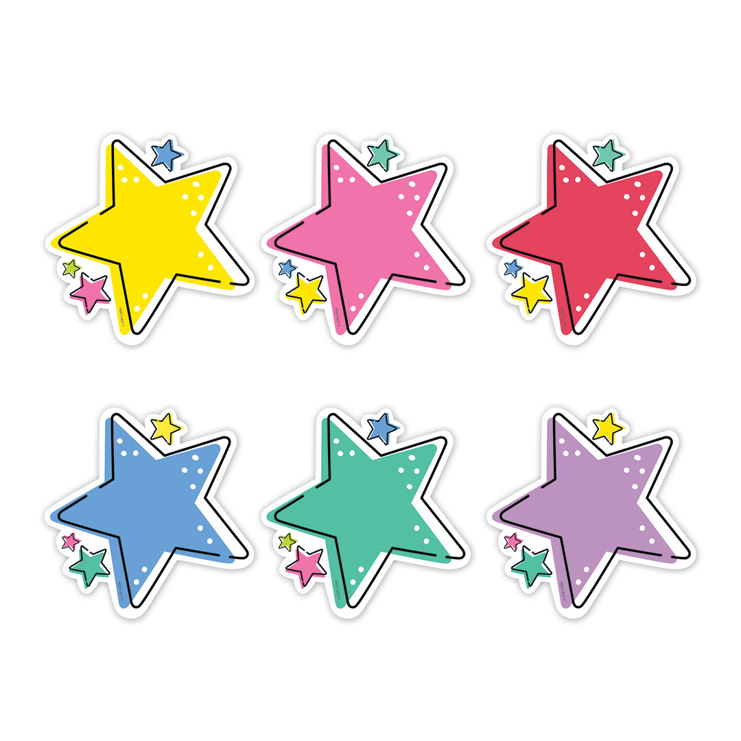 CTP Star Bright 6" Designer Cut-Outs (CTP 10927)