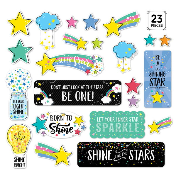 CTP Star Bright Positive Thinking Mini Bulletin Board (CTP 10924)