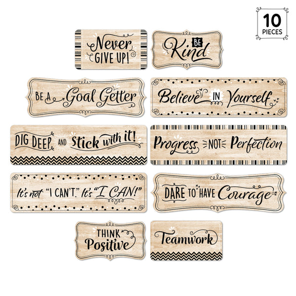 CTP Core Decor Mindset Matters Headlines Mini Bulletin Board (CTP 10925)