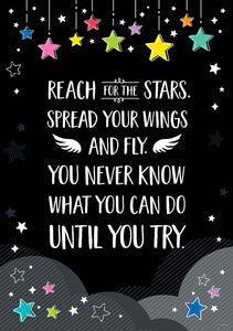 CTP Star Bright Reach For the Stars... Inspire U Poster (CTP 10960)