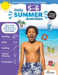 Evan-Moor Daily Summer Activities: Grades 5-6 - Activity Book (EMC 1076)