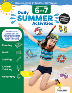 Evan-Moor Daily Summer Activities: Grades 6-7 - Activity Book (EMC1077)