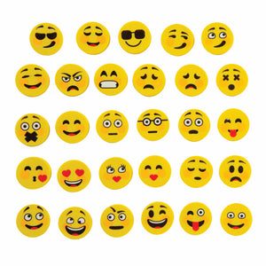 Geddes Emoji Erasers , 6 Count