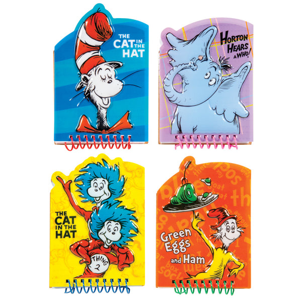 Geddes Dr Seuss Puffy Character Memo Pad Assorted Design (70656)