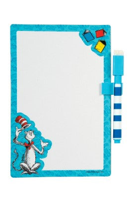 Geddes Dr Seuss White Board w/ Dry Erase Marker 4.5" x 7" (70732)
