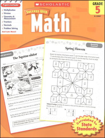 Scholastic Success with MATH Grade 5 Activity Book (SC-520067)