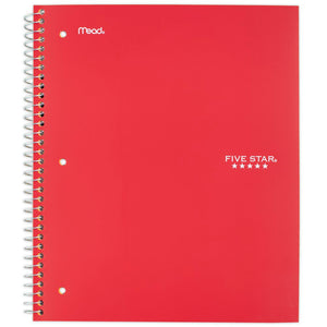 Five Star® Wirebound Notebook - 5 Sub 200 Ct Wide Ruled (05206)