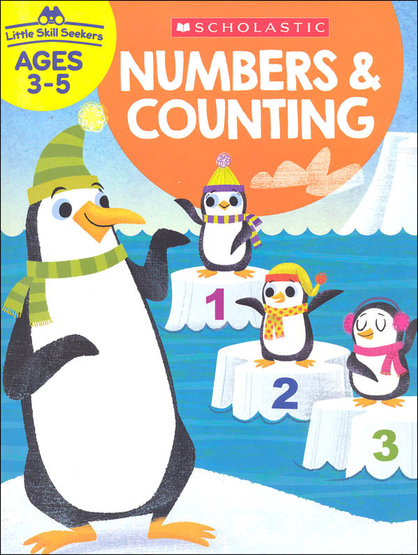 Scholastic Little Skill Seekers NUMBERS & COUNTING Activity Book Ages 3-5 (825554)
