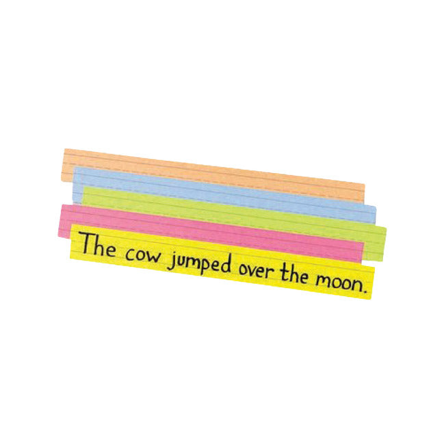 Pacon Sentence Strips, 3 x 24 Inches, Assorted Bright Colors, Pack of 100 (PAC1733)