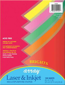 Pacon Bright Multi-Purpose Paper, 8-1/2" X 11" (PAC 101049)