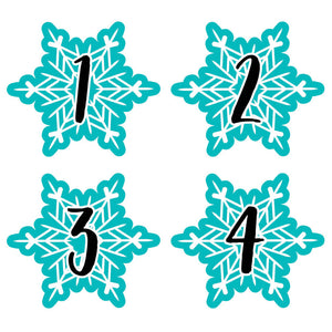 Creative Teaching Snowflakes Calendar Days, 2 3/4" x 2 1/2", 35 Count (CTP 10587)