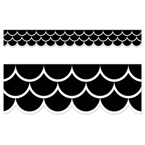Creative Teaching Press Black Scallops Border (CTP 10674)