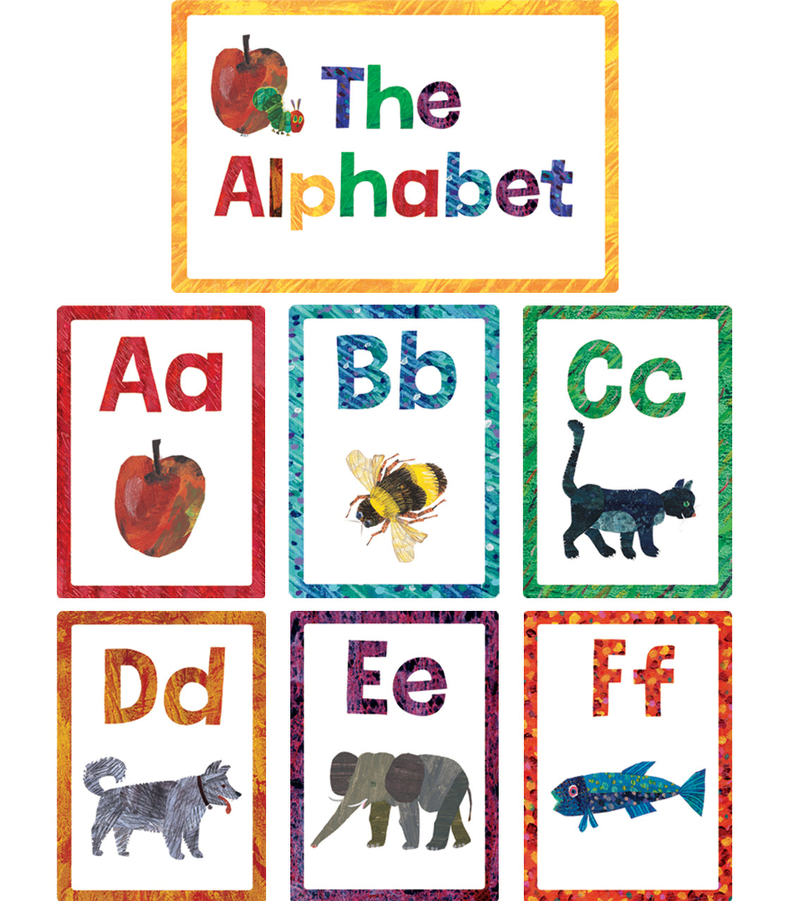 Eric Carle Inspired Classroom - Alphabet Cards with Pictures