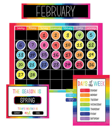 Carson Dellosa Schoolgirl Light Bulb Moments Calendar Bulletin Board S –  Ramrock School & Office Supplies