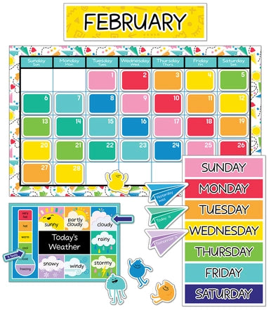 Carson Dellosa Happy Place Calendar Bulletin Board Set (CD 110551) –  Ramrock School & Office Supplies