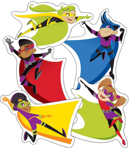 Super Power Super Kids Cut-Outs (CD 120185)