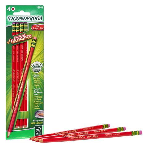 Ticonderoga Erasable Checking Pencils (X 13941)