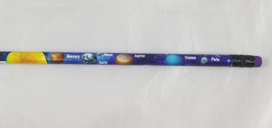 Moon's Designer #2 Wood Pencil OUR SOLAR SYSTEM