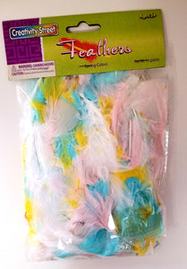 Creativity Street Turkey Plumage Feathers, Spring Colors (PAC 4500-03)