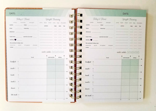 At-A-Glance Inkwell Fitness 12 Week Planner (IP619-601)